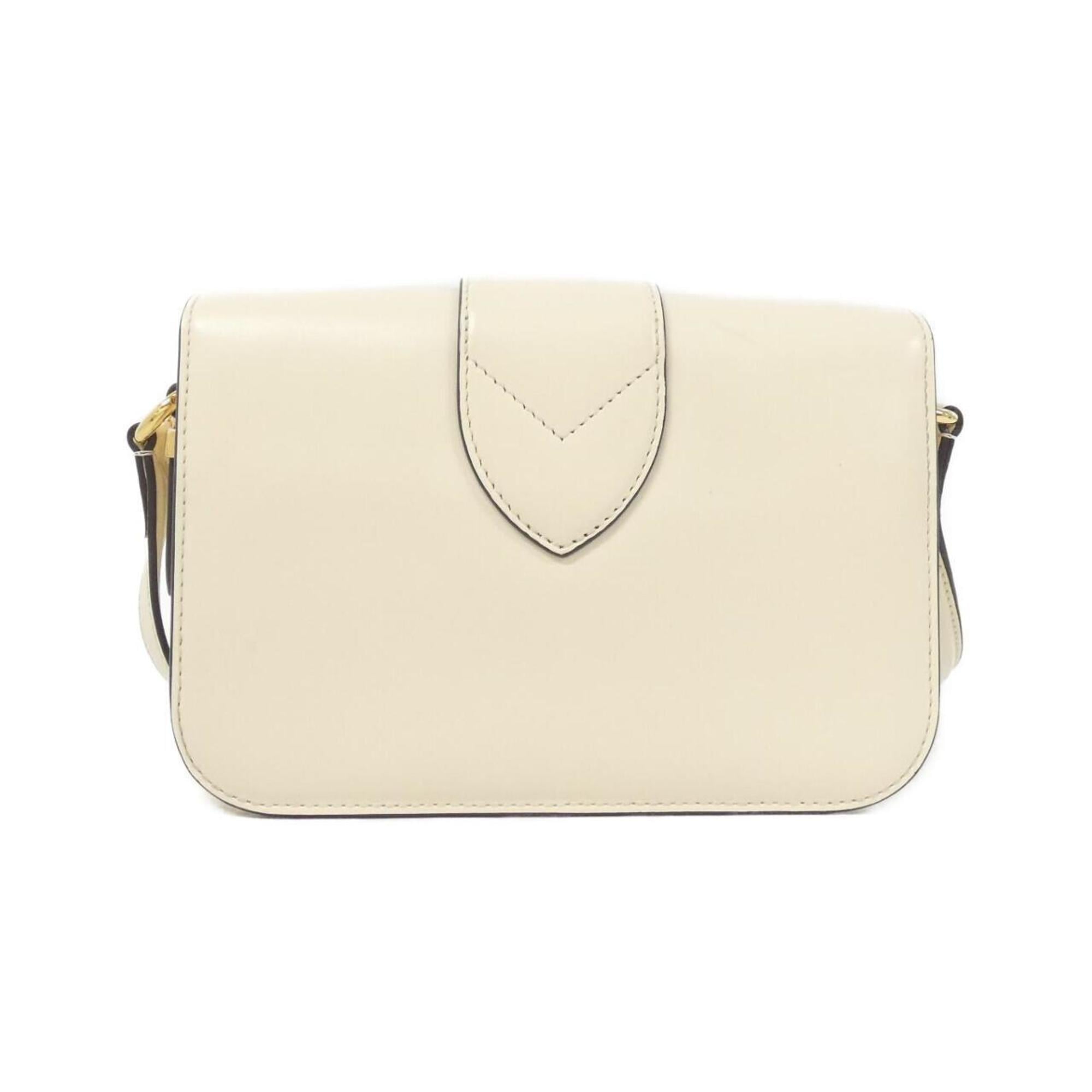 Louis Vuitton Cream Leather Shoulder Bag (Pre-Owned)