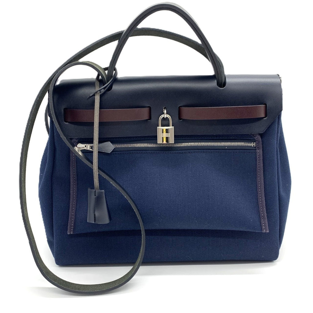 Herbag Zip Leather and Toile 31