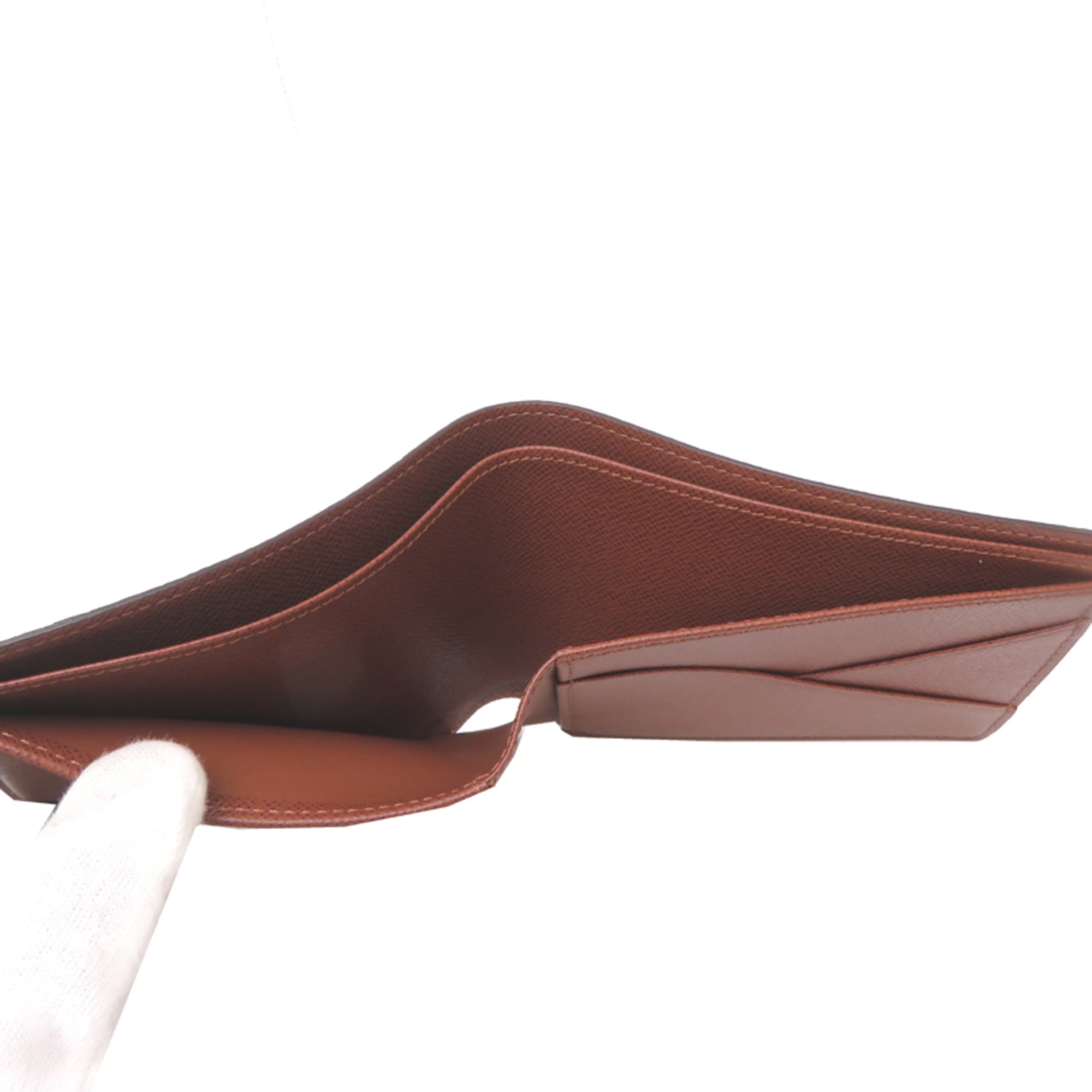 Louis Vuitton Brown Monogram Wallet (Bi-Fold) (Pre-Owned)