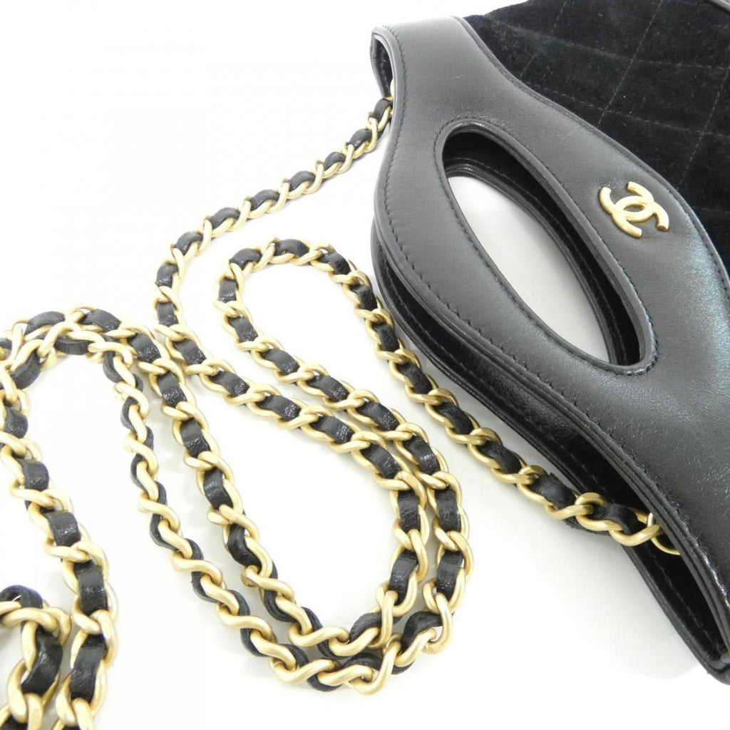 31 Shopping Bag Clutch with Chain Quilted Lambskin Small