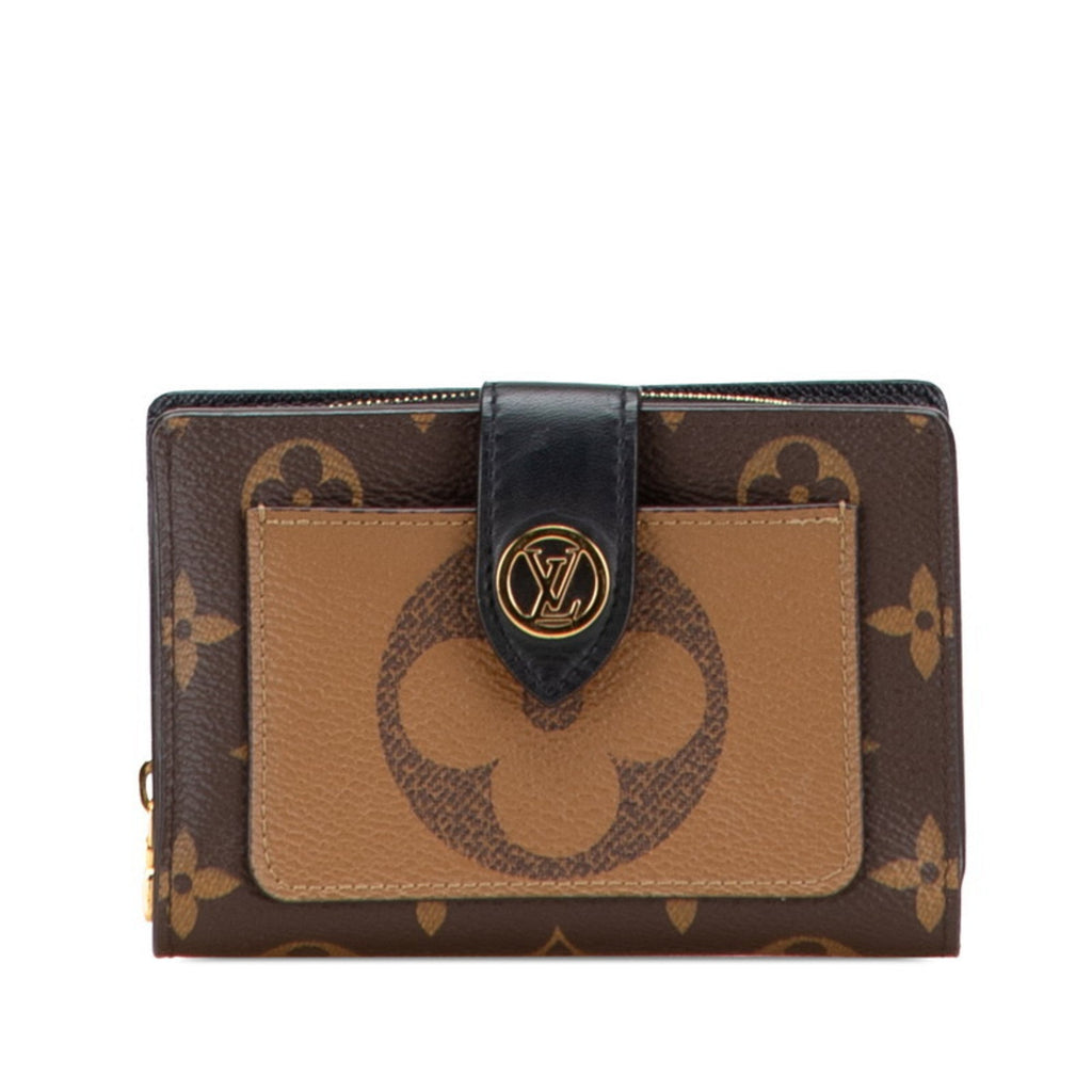Louis Vuitton Brown Pvc Leather Wallet (Bi-Fold) (Pre-Owned)