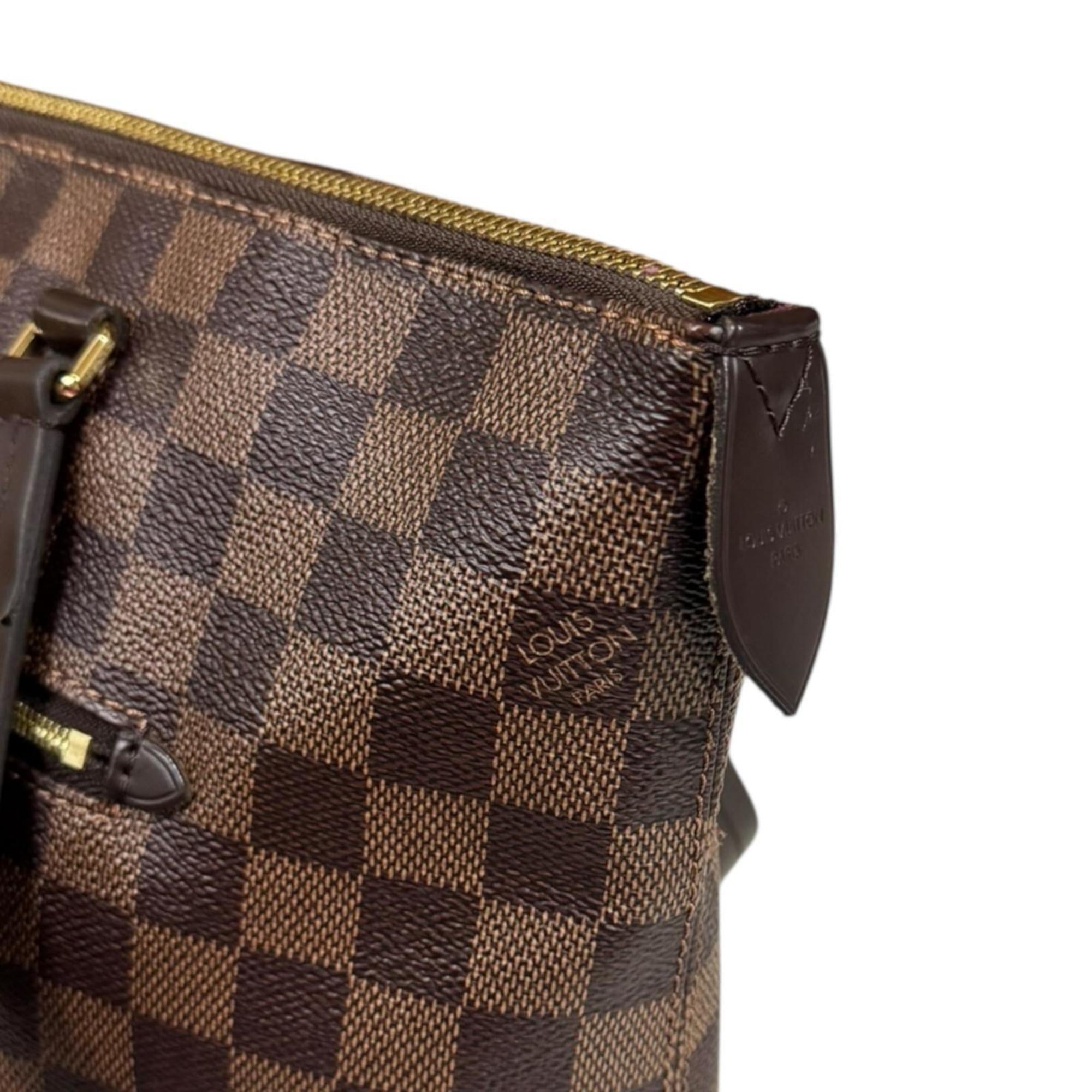 Louis Vuitton Brown Damier Canvas Tote Bag (Pre-Owned)