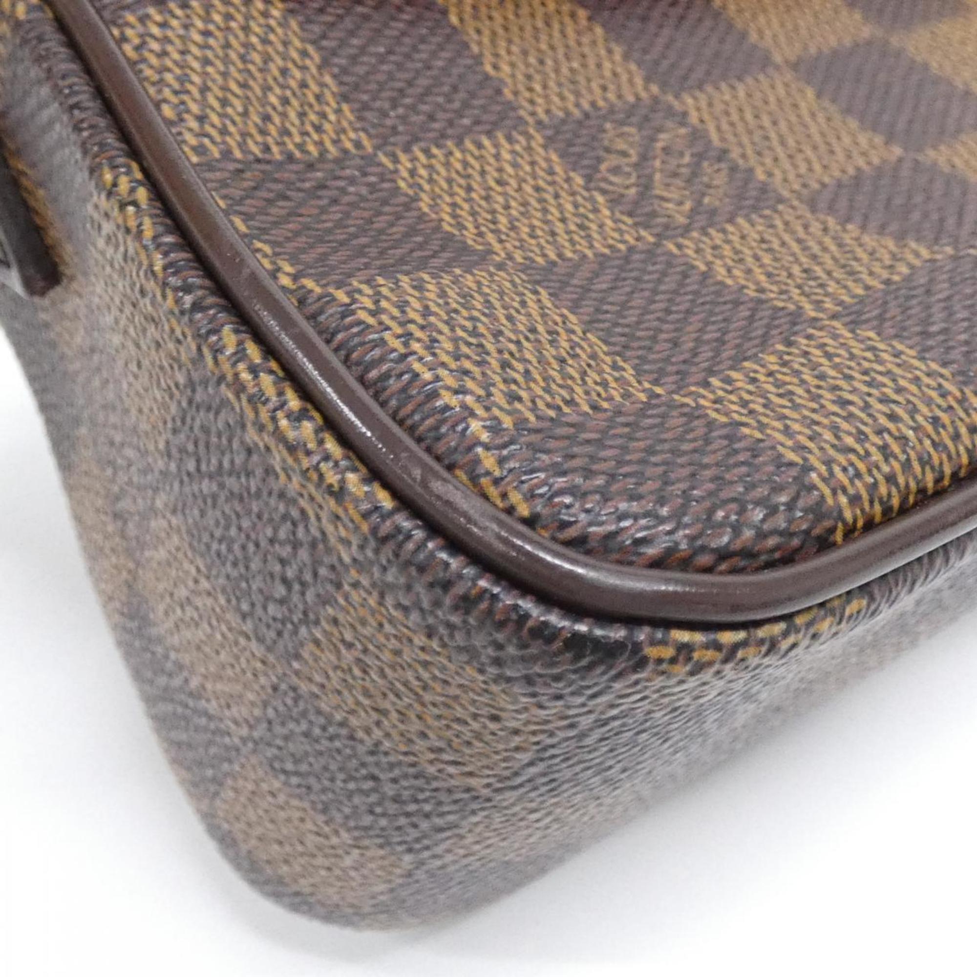 Louis Vuitton Damier Damier Canvas Ebene Damier Canvas Shoulder Bag (Pre-Owned)