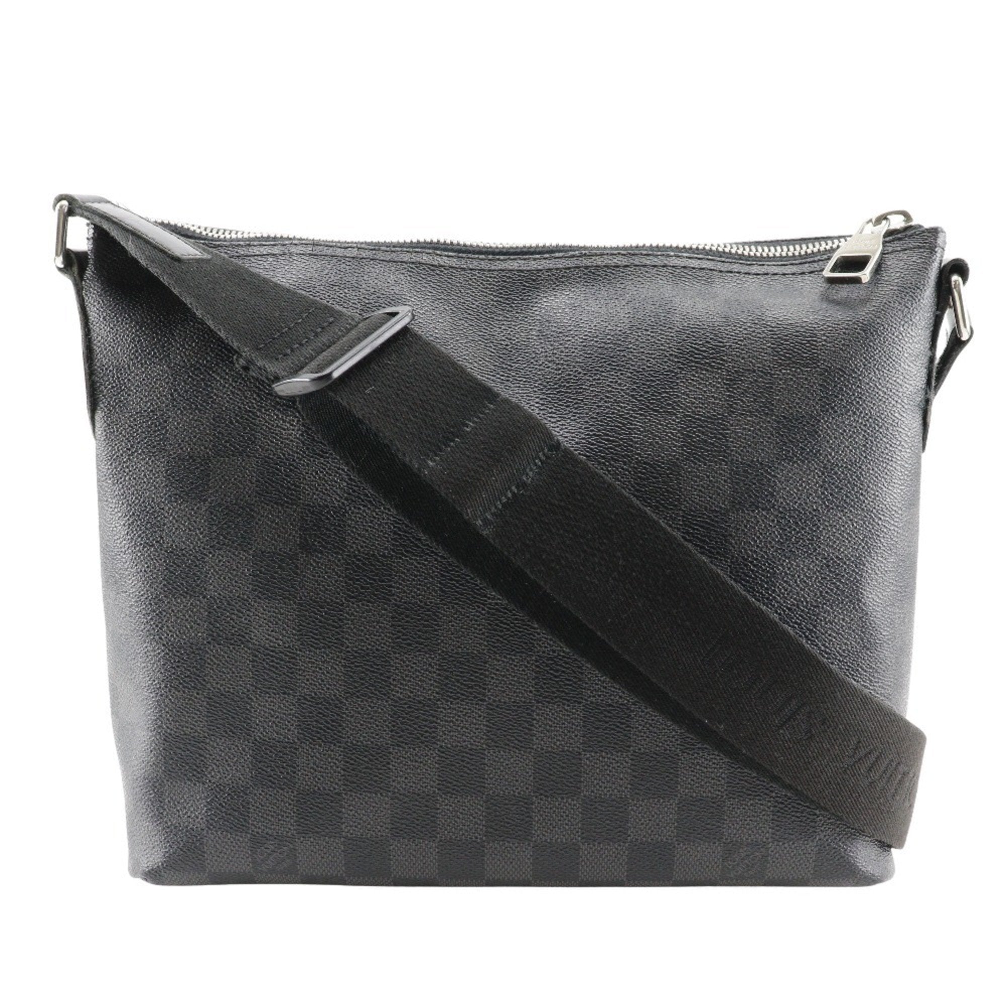 Louis Vuitton Black Damier Graphite Canvas Shoulder Bag (Pre-Owned)