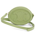 Triomphe Oval Crossbody Bag Leather