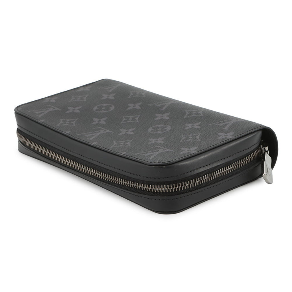 Louis Vuitton Noir Monogram Eclipse Long Wallet (Bi-Fold) (Pre-Owned)