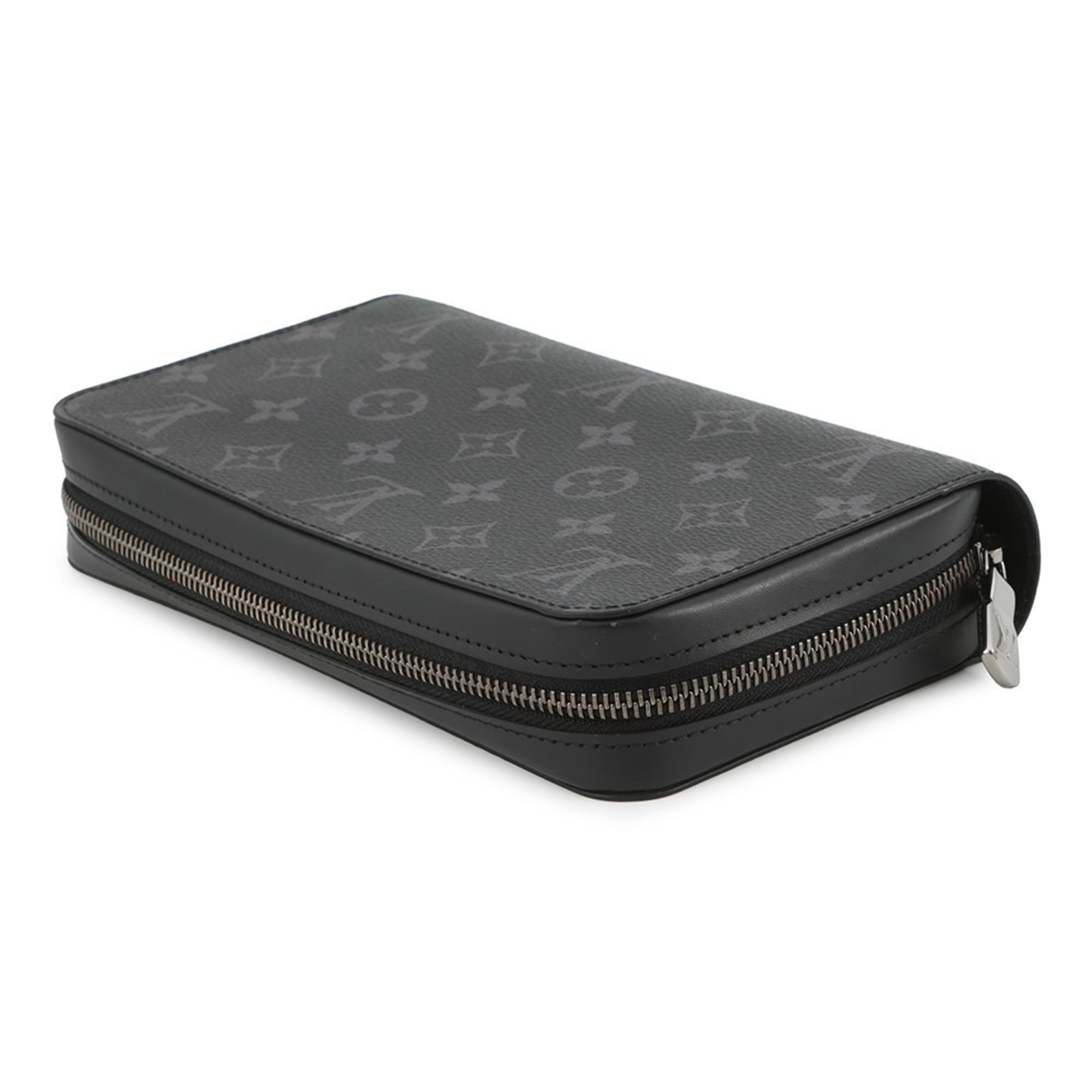 Louis Vuitton Noir Monogram Eclipse Long Wallet (Bi-Fold) (Pre-Owned)