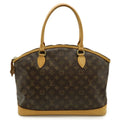 Louis Vuitton Brown Monogram White Monogram Handbag Shoulder Bag Tote Bag (Pre-Owned)