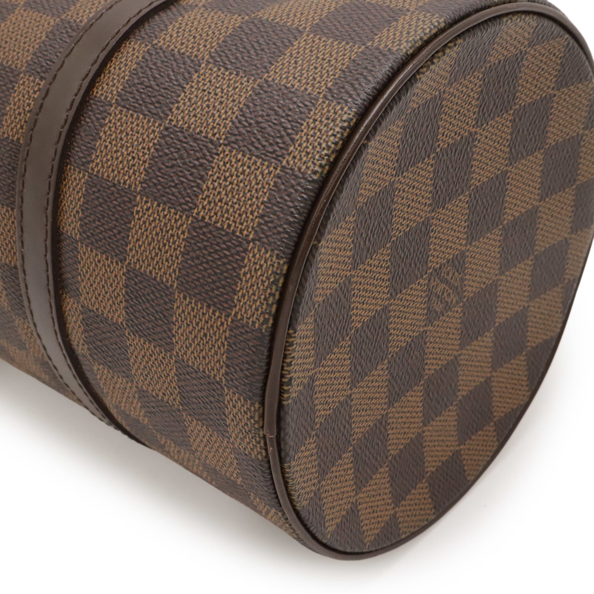 Louis Vuitton Brown Pvc Handbag Pouch Shoulder Bag (Pre-Owned)
