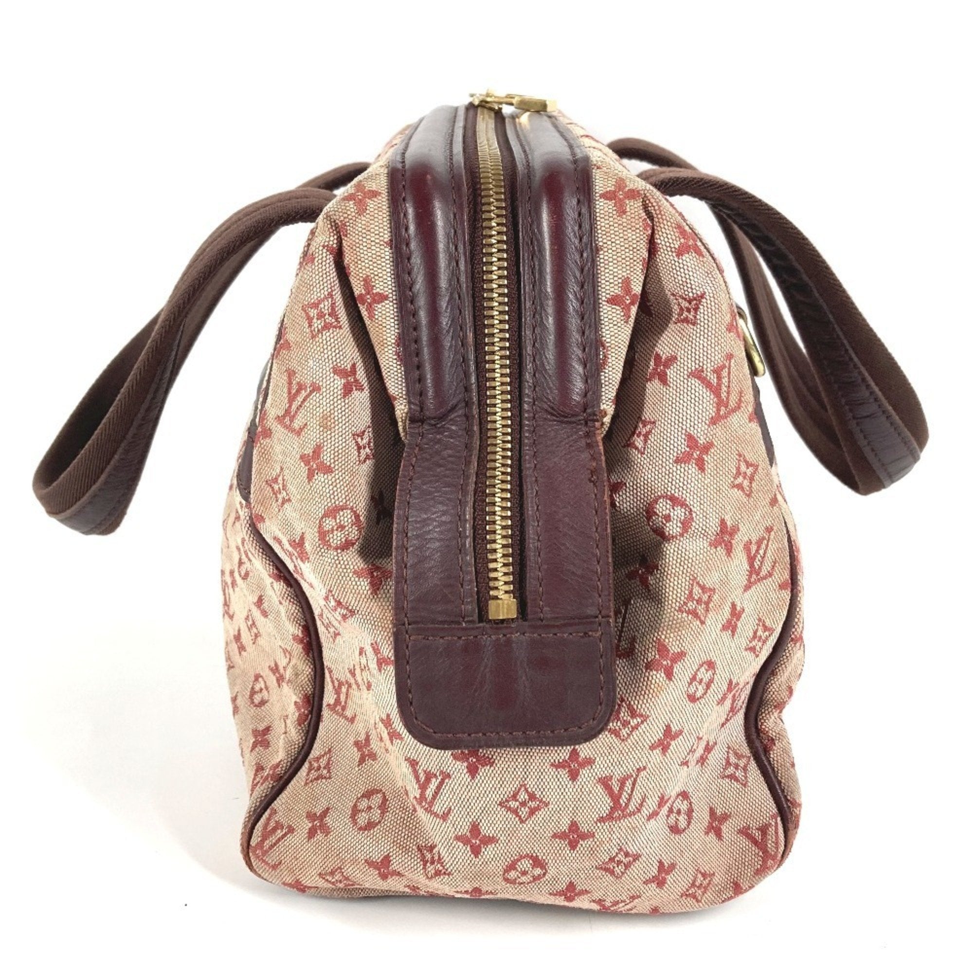 Louis Vuitton Cerise Monogram Red Color Monogram Mini Boston Bag Handbag (Pre-Owned)