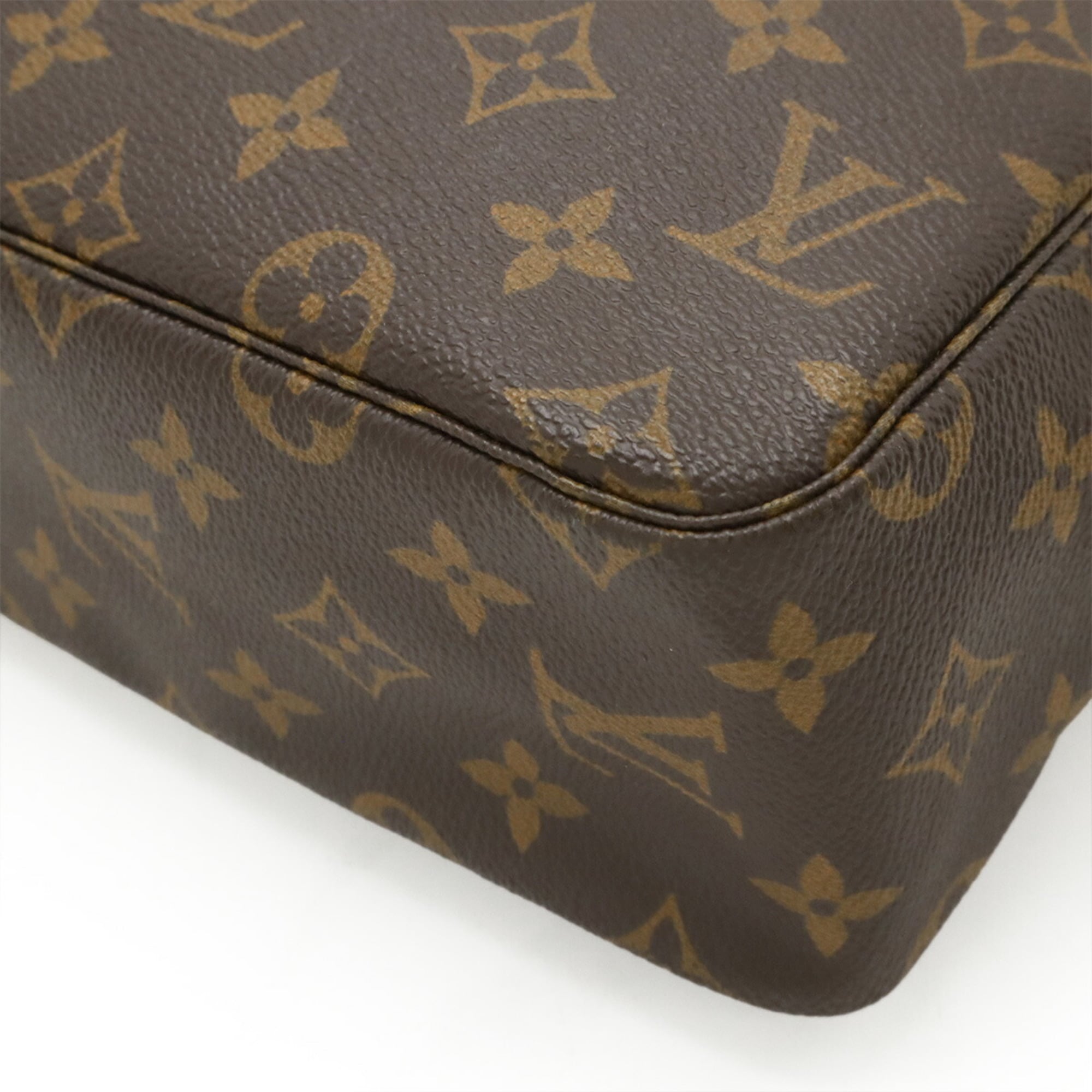 Louis Vuitton Brown Monogram Monogram Clutch Bag Pouch (Pre-Owned)