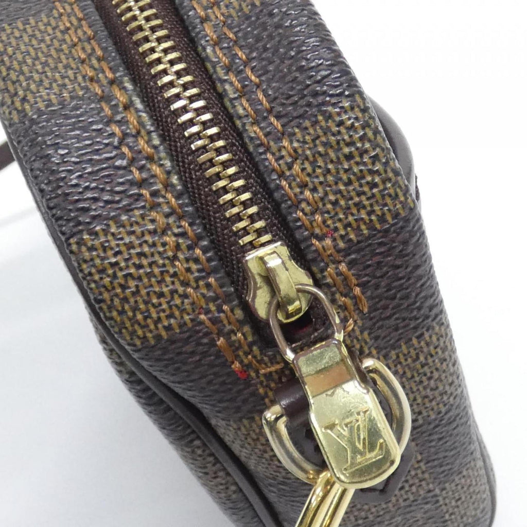 Louis Vuitton Brown Coated Canvas Pochette Shoulder Bag (Pre-Owned)
