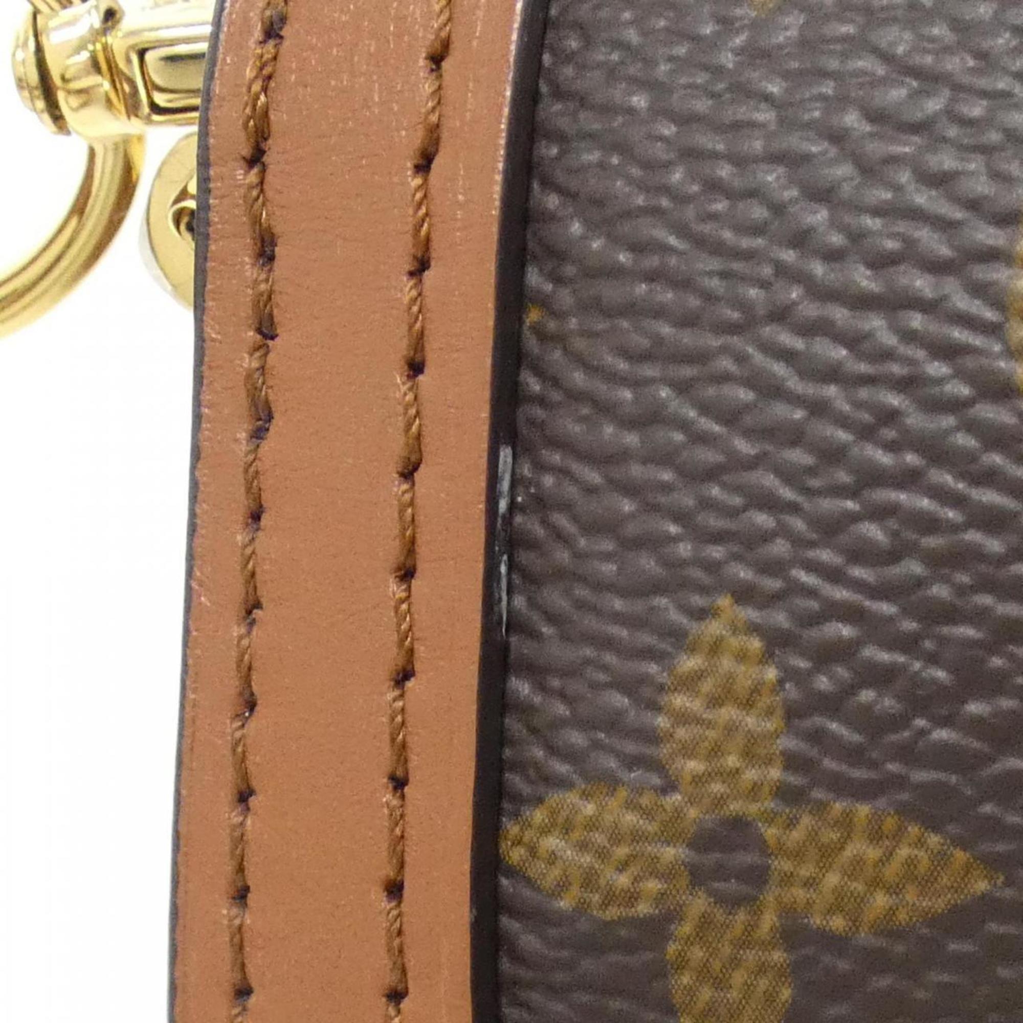 Louis Vuitton Brown Coated Canvas Shoulder Bag (Pre-Owned)
