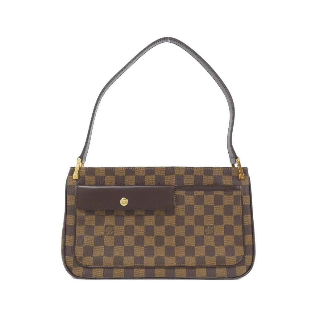 Louis Vuitton Damier Damier Canvas Ebene Damier Canvas Shoulder Bag (Pre-Owned)