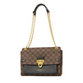 Vavin Handbag Damier with Leather PM
