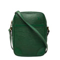 Louis Vuitton Epi Borneo Green Leather Shoulder Bag (Pre-Owned)