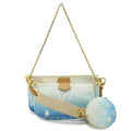 Louis Vuitton Blue Monogram Canvas Pochette Pouch Shoulder Bag (Pre-Owned)