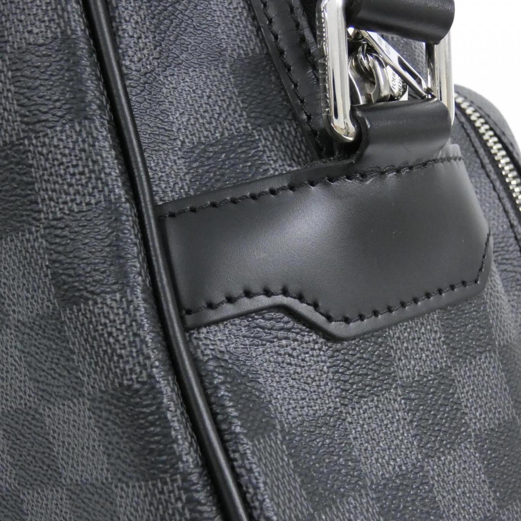 Louis Vuitton Graphite Coated Canvas Shoulder Bag (Pre-Owned)