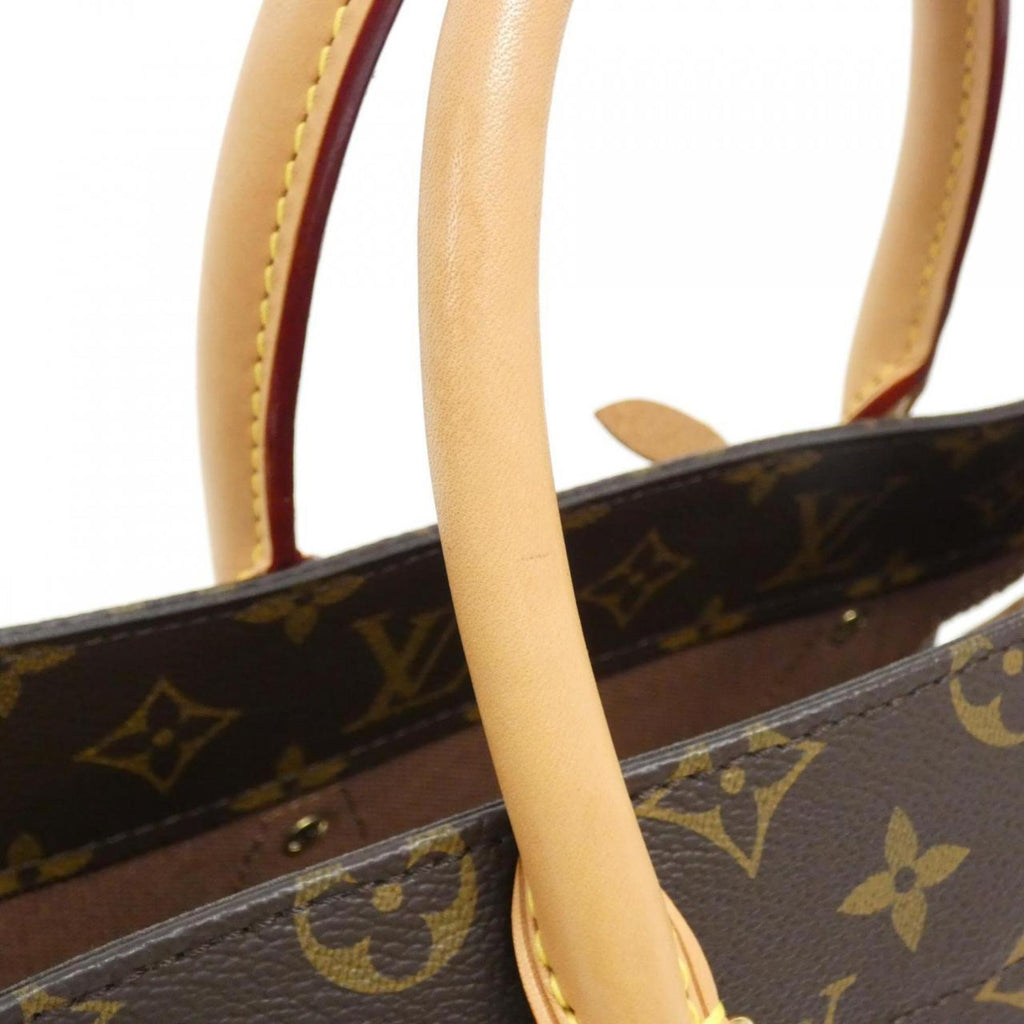 Louis Vuitton Marron Coated Canvas Handbag (Pre-Owned)
