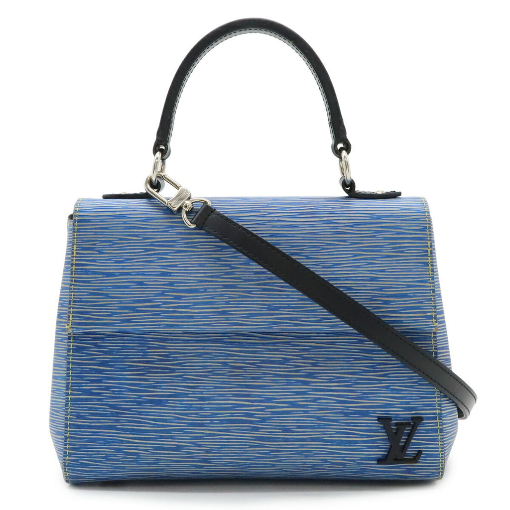 Louis Vuitton Blue Epi Leather Handbag Shoulder Bag (Pre-Owned)
