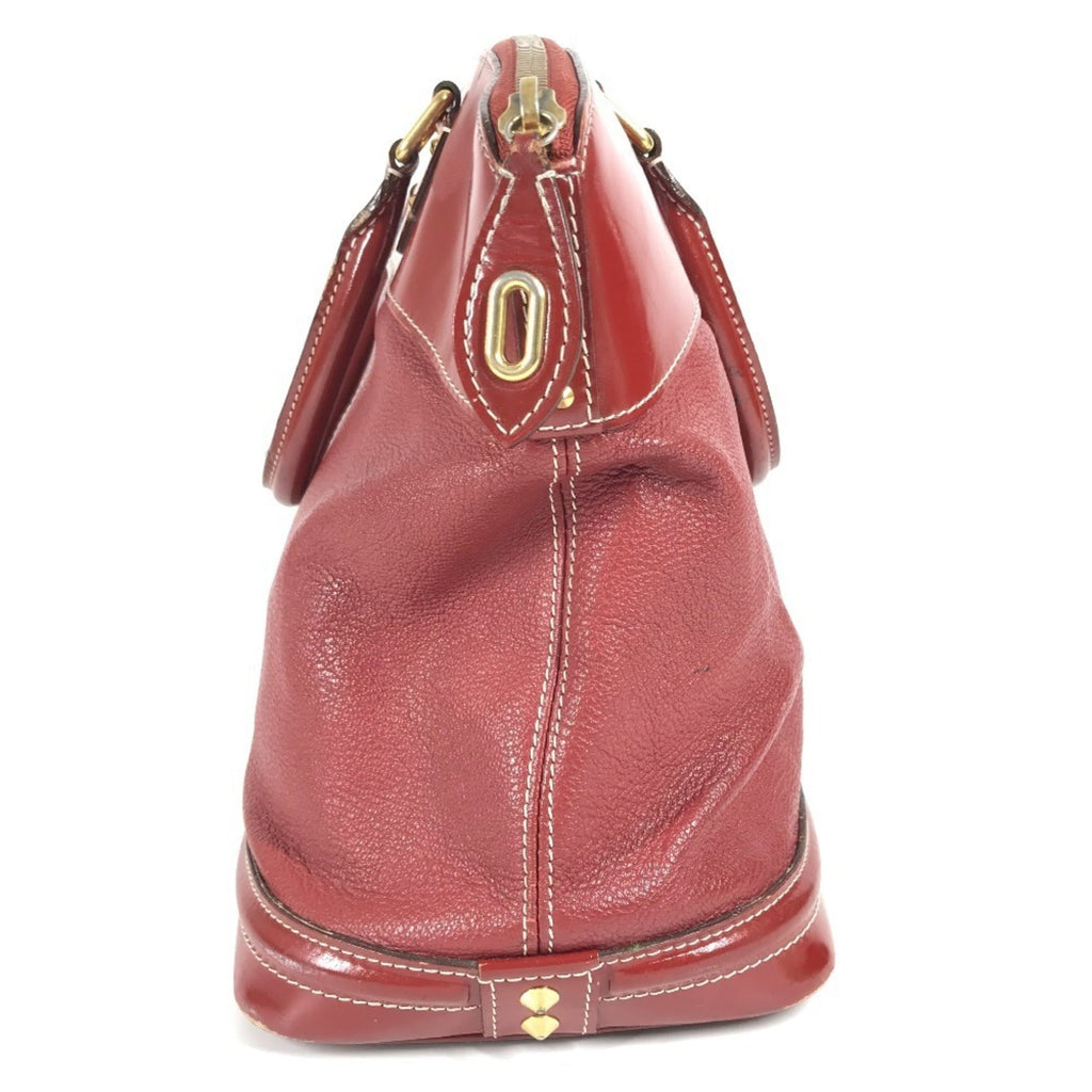Louis Vuitton Red Color Tanami Suhali Leather Handbag Tote Bag (Pre-Owned)