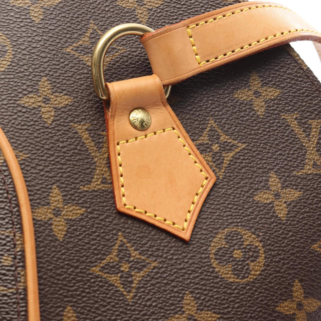 Louis Vuitton Brown Coated Canvas Leather Shoulder Bag (Pre-Owned)