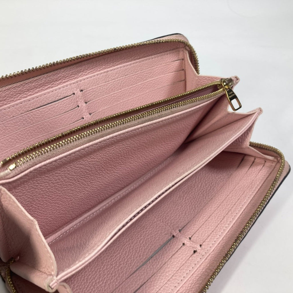 Louis Vuitton Monogram Empreinte Pink Monogram Empreinte Long Wallet (Bi-Fold) (Pre-Owned)