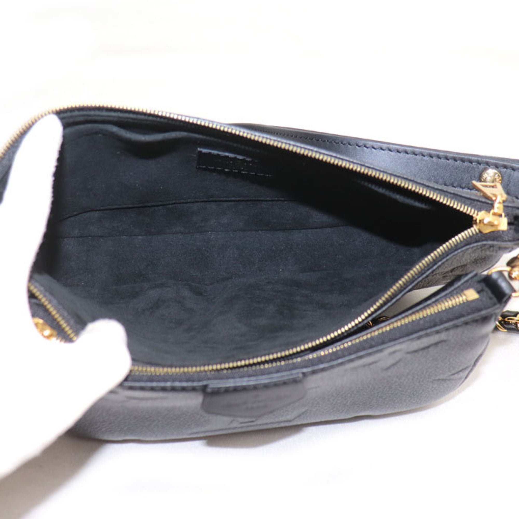 Louis Vuitton Black Monogram Empreinte Pouch Shoulder Bag (Pre-Owned)