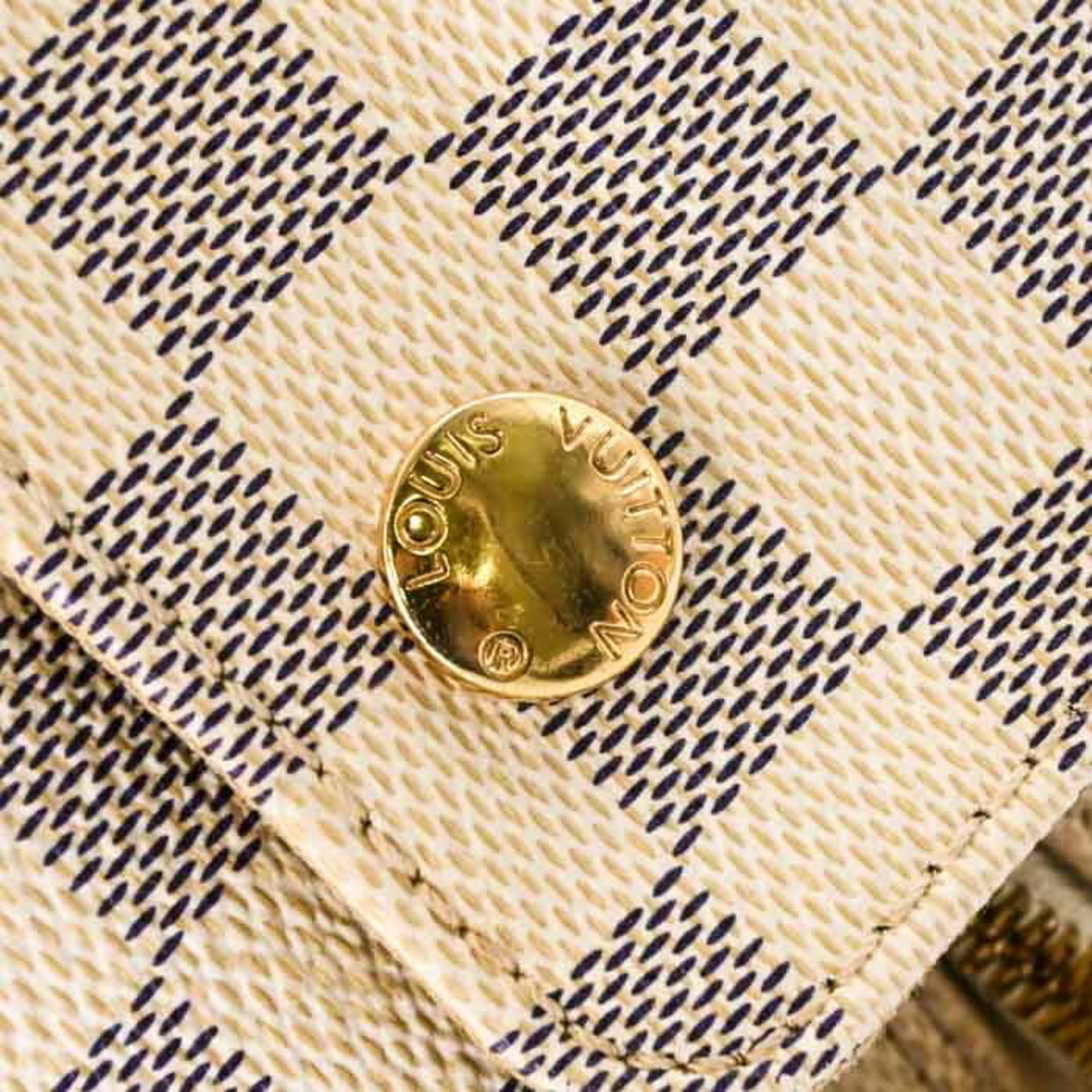 Louis Vuitton Damier Azur Off-White Damier Azur Shoulder Bag (Pre-Owned)