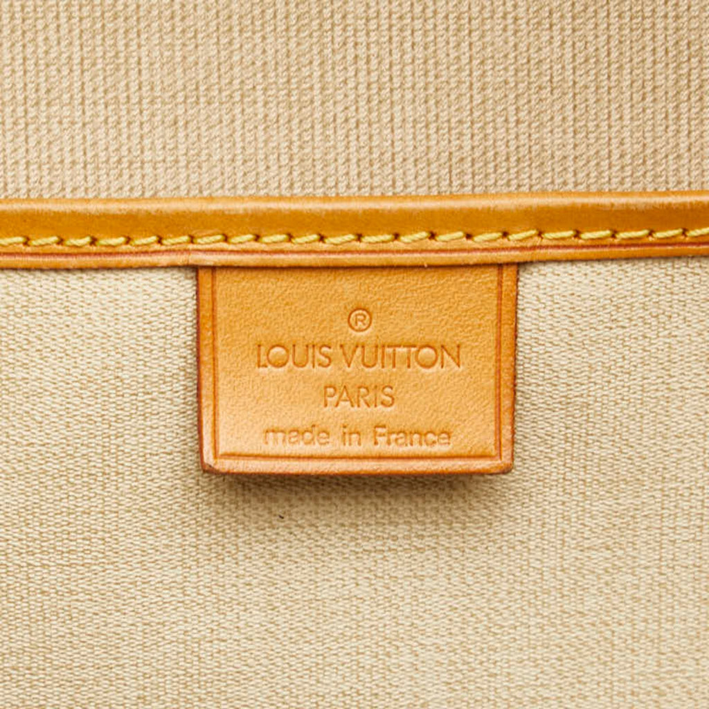 Louis Vuitton Monogram Brown Pvc Leather Handbag (Pre-Owned)