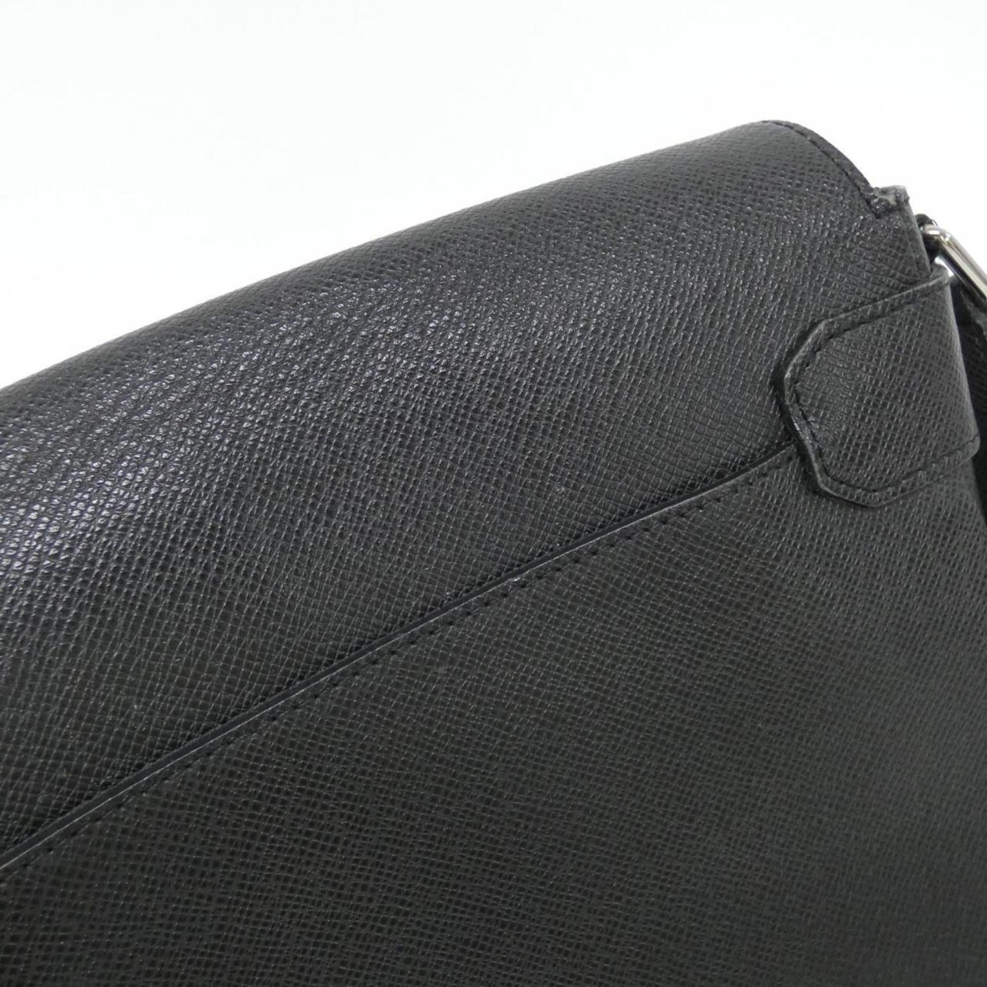 Louis Vuitton Ardoise Leather Shoulder Bag (Pre-Owned)