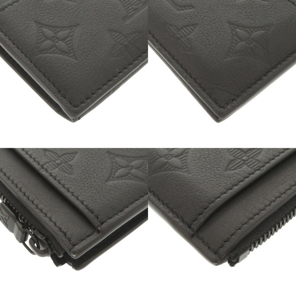 Louis Vuitton Black Monogram Shadow Coin Purse/Coin Case (Pre-Owned)