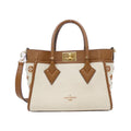 Louis Vuitton Natural Canvas Leather Handbag (Pre-Owned)