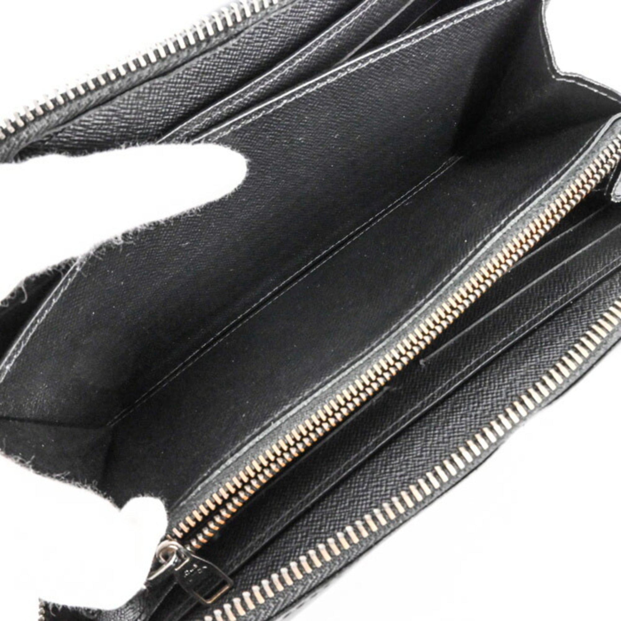 Louis Vuitton Black Monogram Eclipse Long Wallet (Bi-Fold) (Pre-Owned)