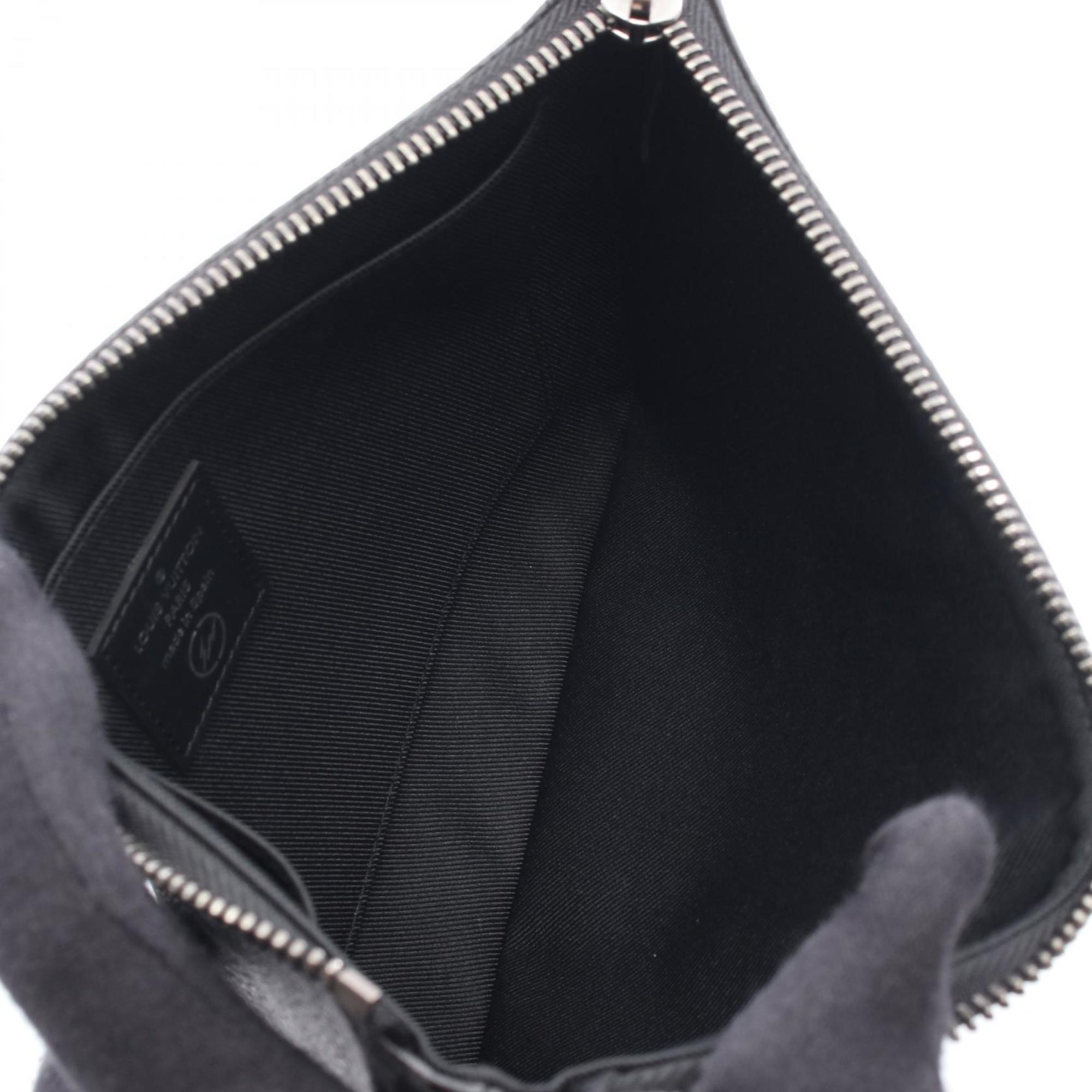 Louis Vuitton Black Monogram Eclipse Pvc Pouch (Pre-Owned)