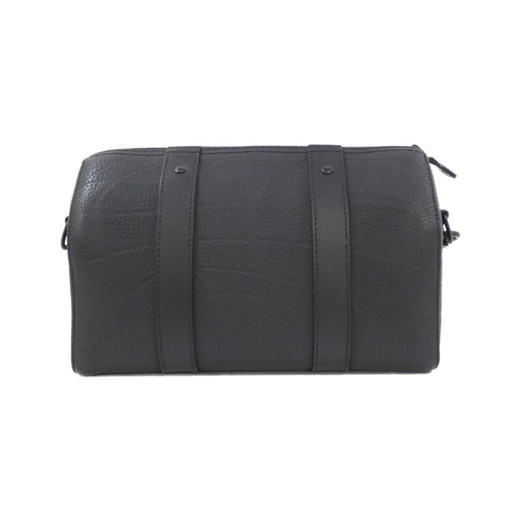 Louis Vuitton Black Leather Shoulder Bag (Pre-Owned)