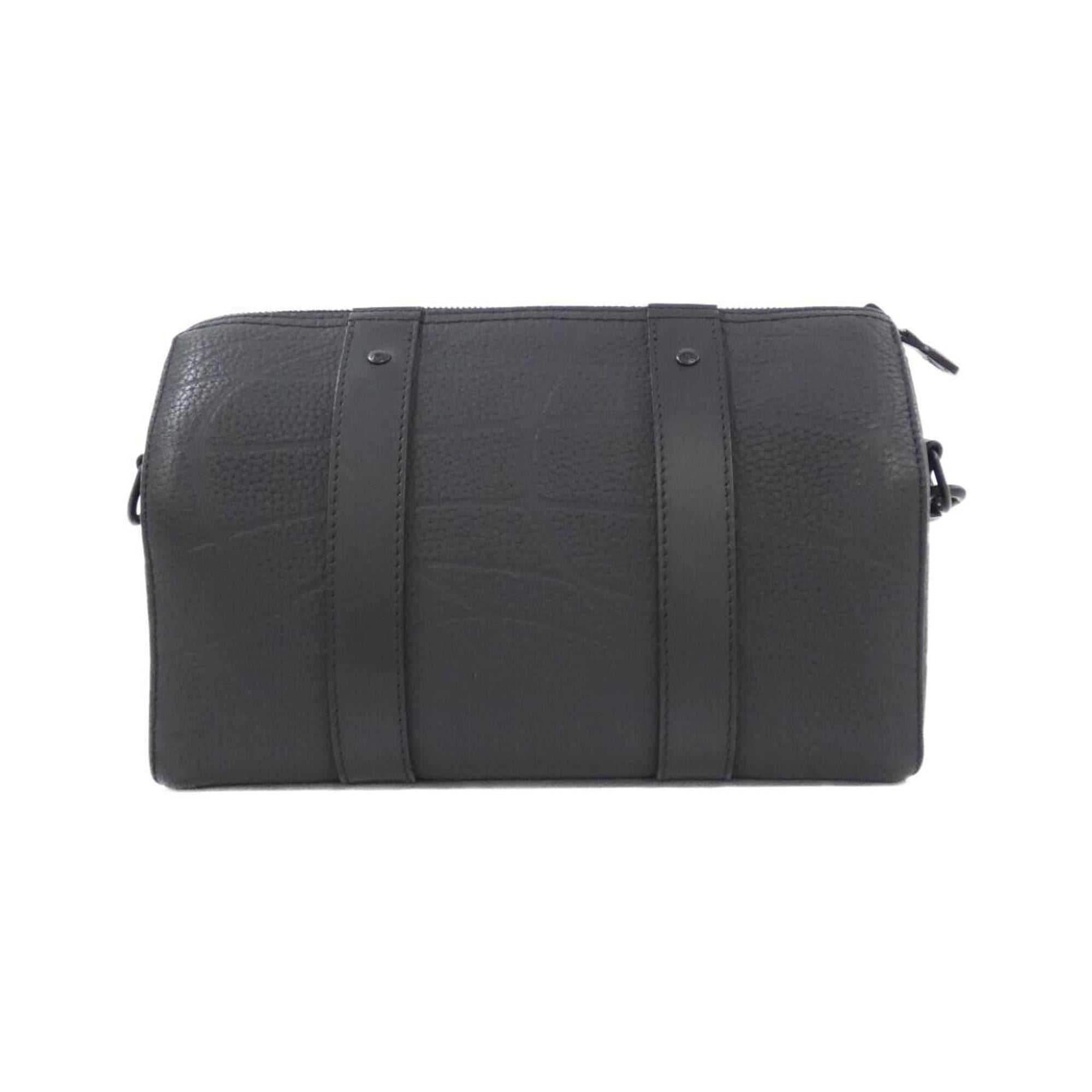 Louis Vuitton Black Leather Shoulder Bag (Pre-Owned)