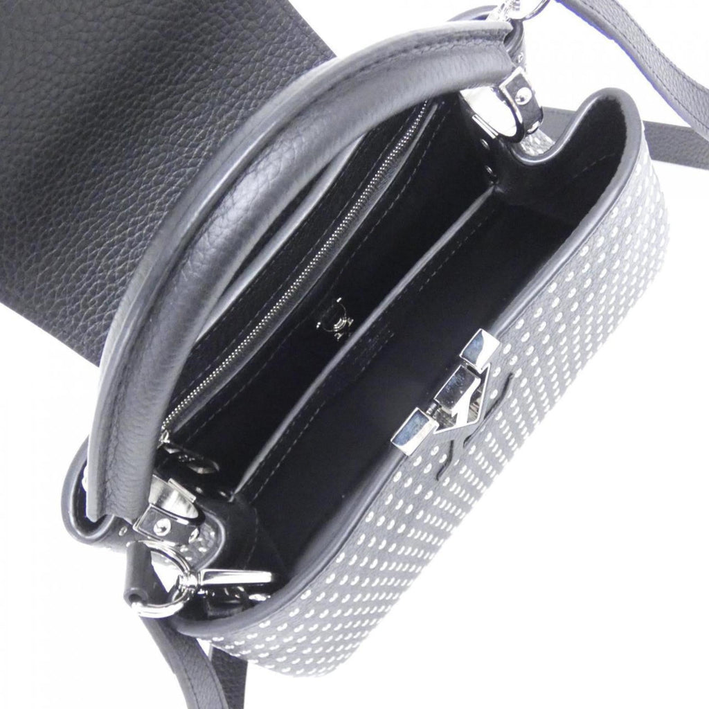 Louis Vuitton Black Leather Handbag (Pre-Owned)