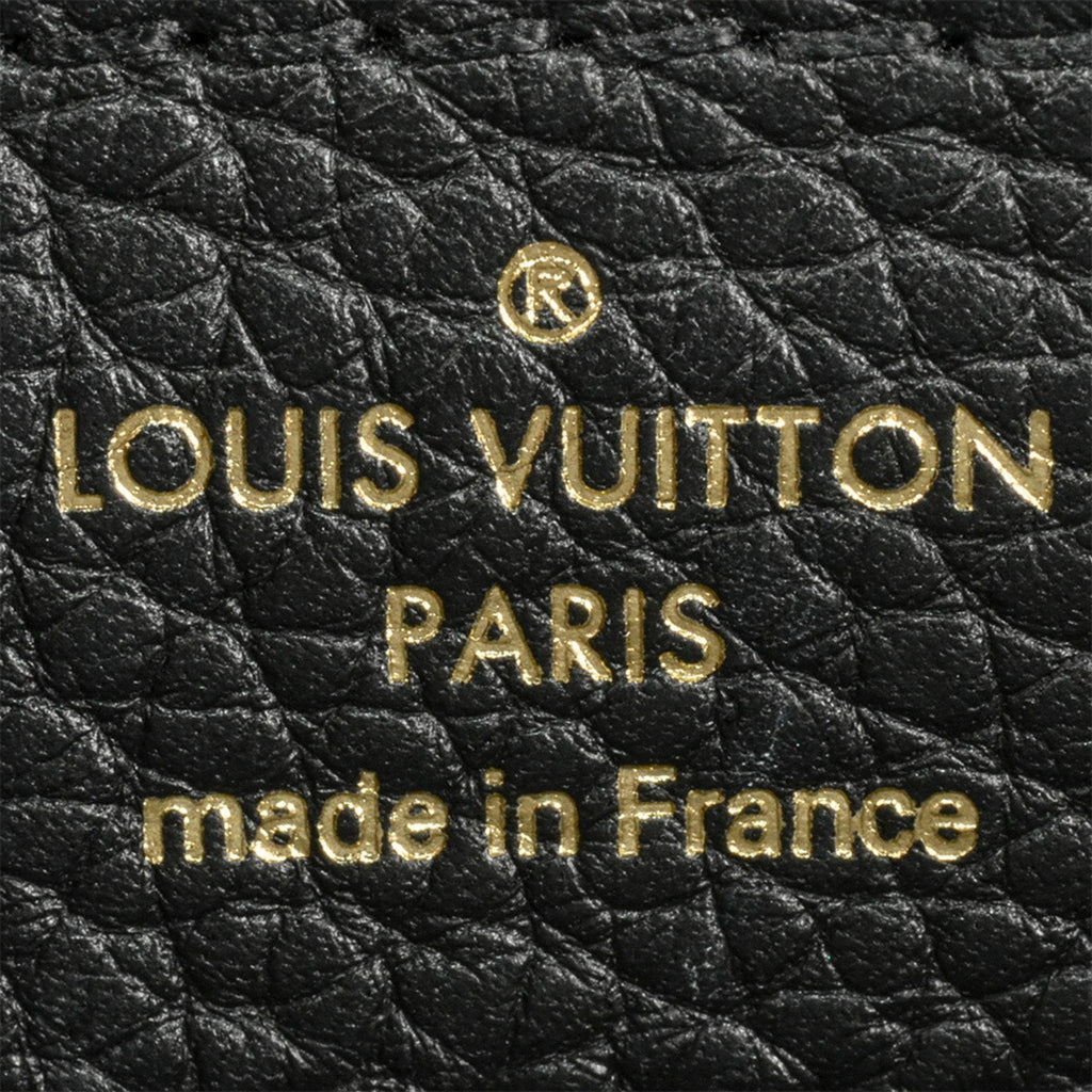 Louis Vuitton Black Leather Handbag (Pre-Owned)