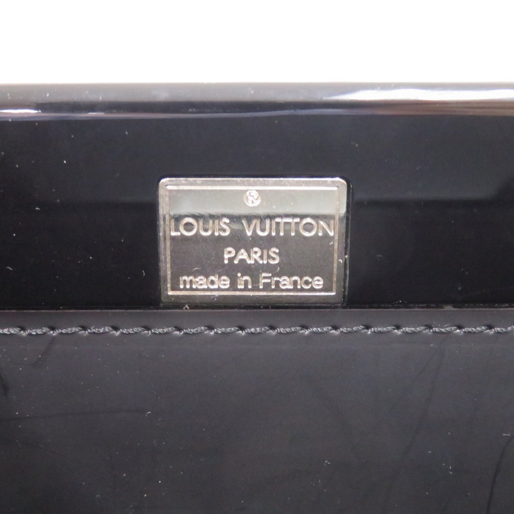 Louis Vuitton Black Plastic Leather Handbag (Pre-Owned)