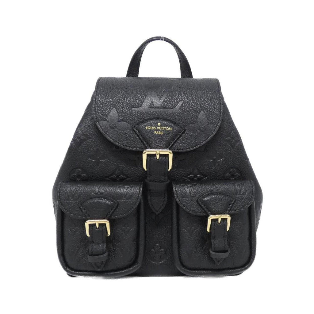 Louis Vuitton Black Leather Backpack (Pre-Owned)