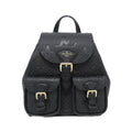 Louis Vuitton Black Leather Backpack (Pre-Owned)