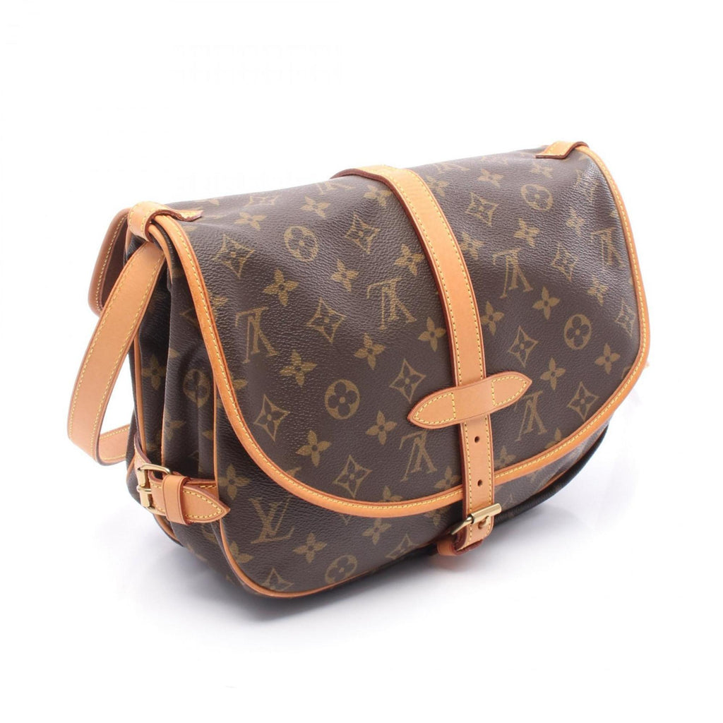 Louis Vuitton Brown Coated Canvas Pvc Leather Monogram Shoulder Bag (Pre-Owned)