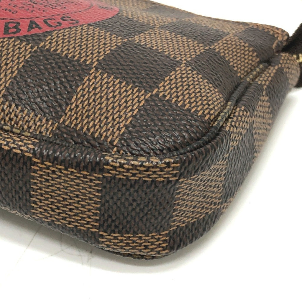 Louis Vuitton Brown Ebene Damier Canvas Pochette Pouch (Pre-Owned)