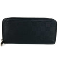 Louis Vuitton Black Infini Onyx Damier Infini Long Wallet (Bi-Fold) (Pre-Owned)