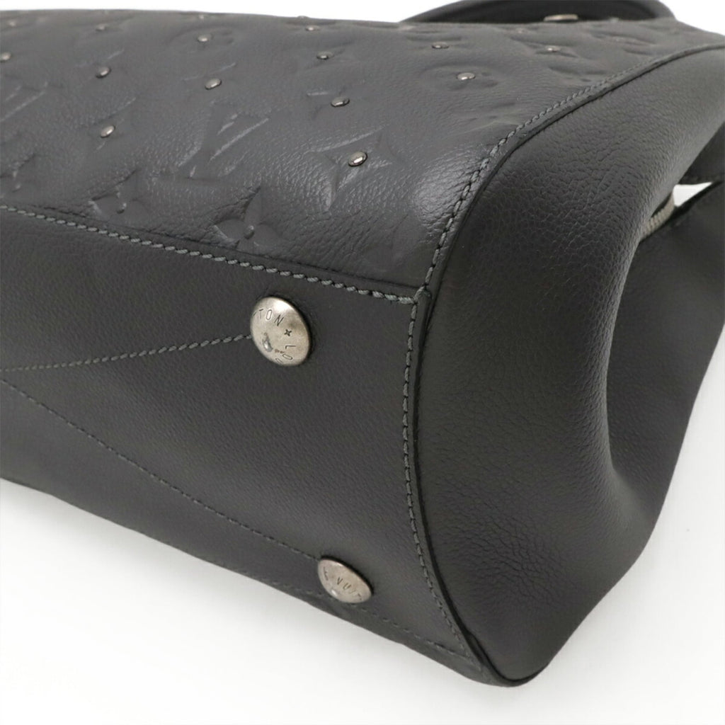 Louis Vuitton Black Noir Monogram Empreinte Handbag Shoulder Bag (Pre-Owned)