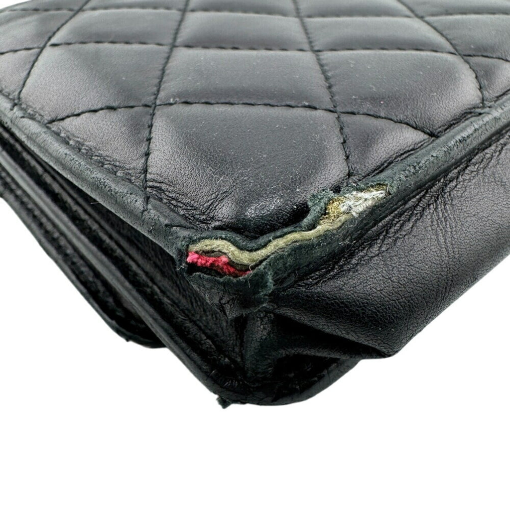 Cambon Wallet on Chain Quilted Leather