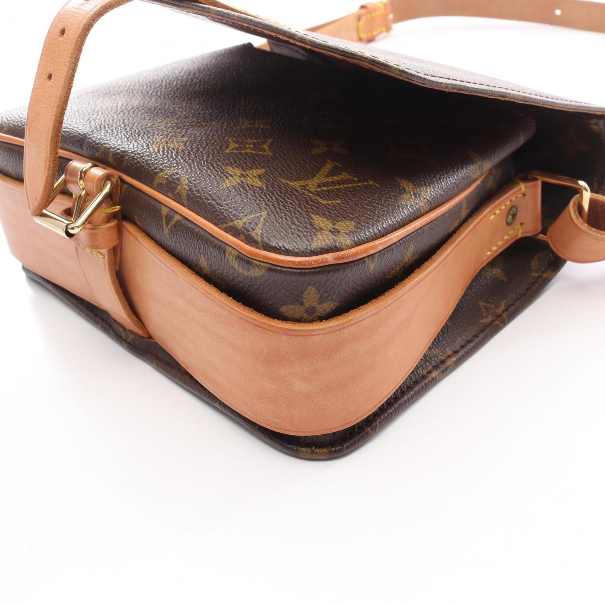 Louis Vuitton Brown Monogram Leather Shoulder Bag (Pre-Owned)