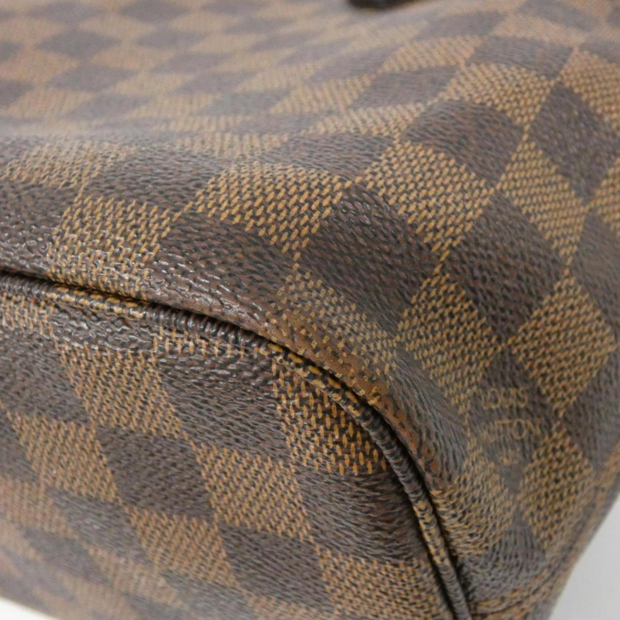 Louis Vuitton Ebene Coated Canvas Handbag Pouch (Pre-Owned)