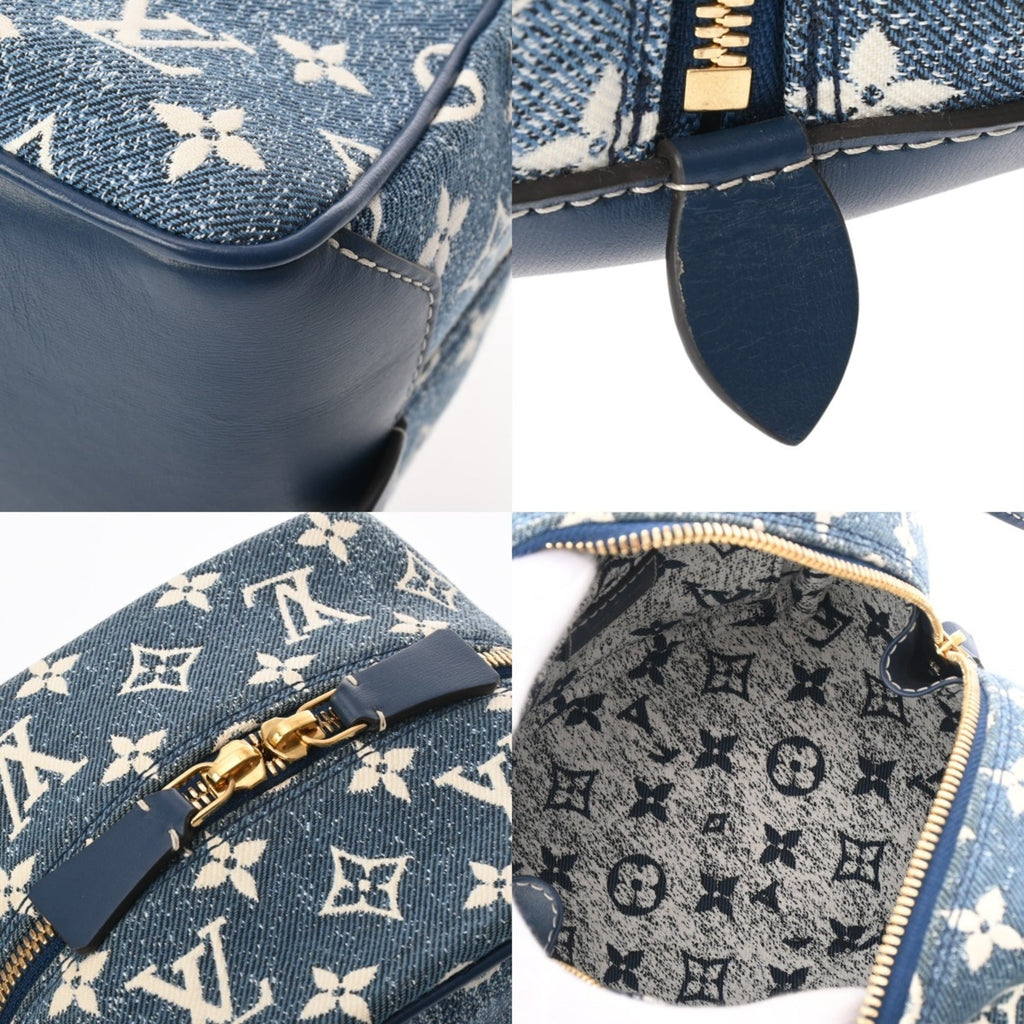 Louis Vuitton Blue Monogram Jacquard Denim Handbag (Pre-Owned)